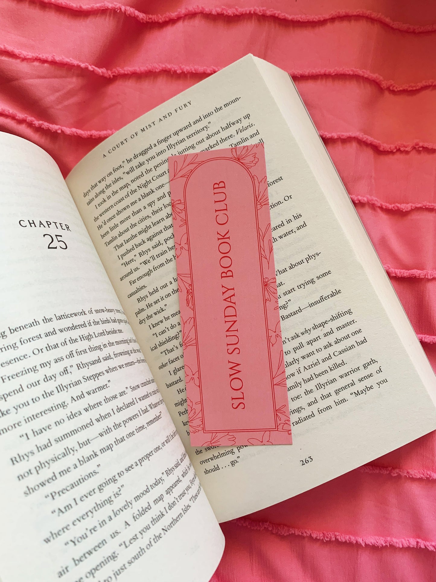 Slow Sunday Book Club Bookmark