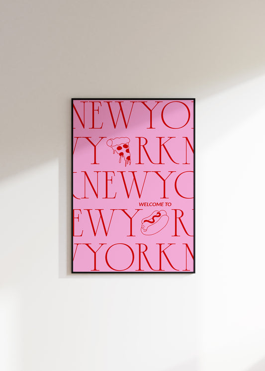 Welcome To New York Print