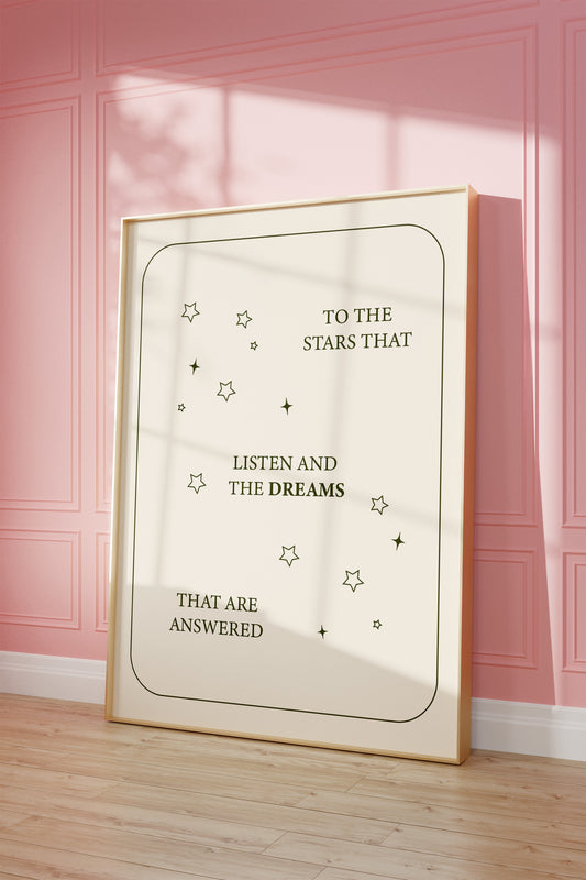 The Stars and Dreams Print