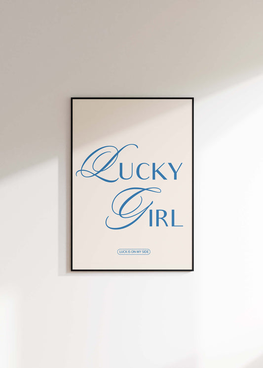 Lucky Girl Print