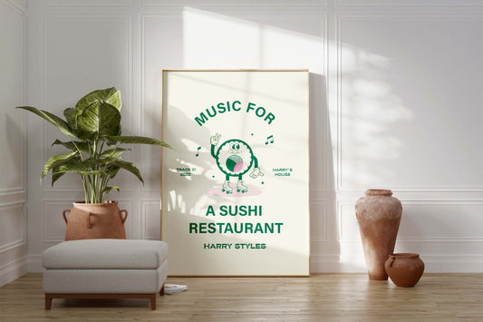 Music For A Sushi Restaurant Print